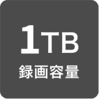 1BT 録画容量